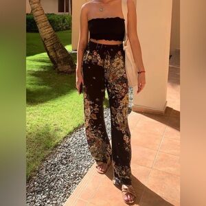 ZARA Floral Pants